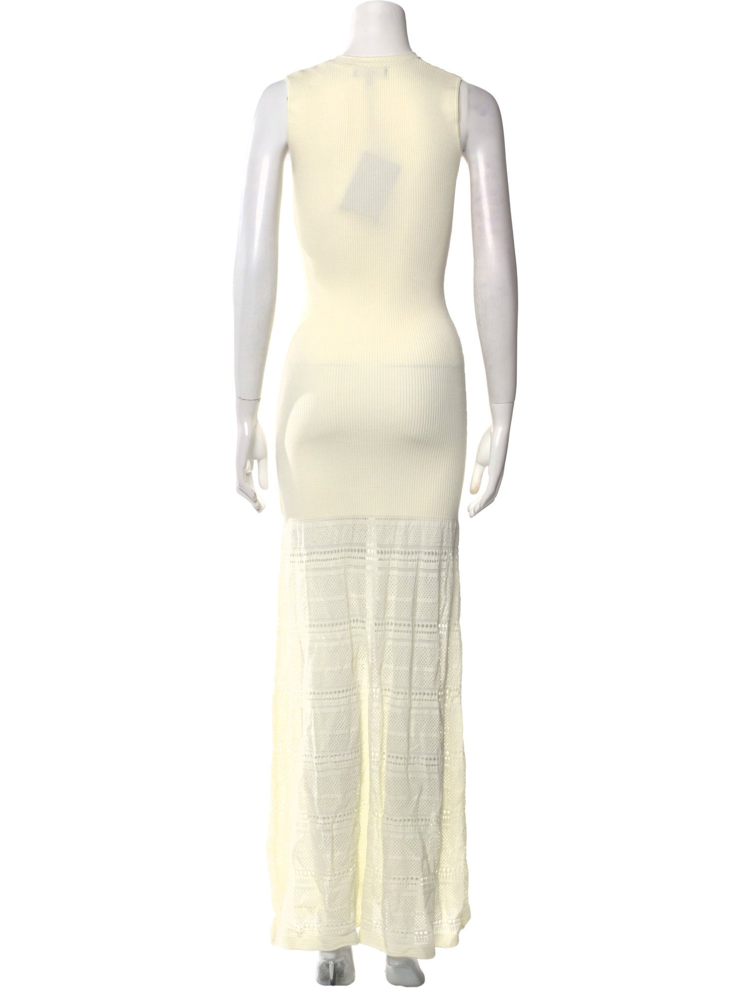 Zac Posen Scoop Neck Long Dress